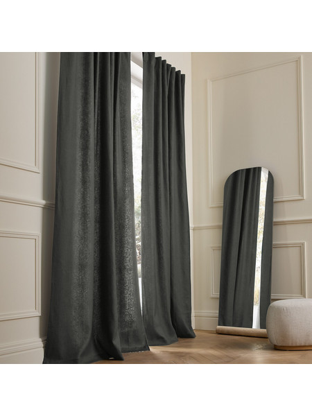 La Redoute Κουρτίνα με Θηλιές 140x320 Private 350909304 Γκρι