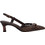 Tamaris Γόβες Slingback Δερμάτινες με Λεπτό Χαμηλό Τακούνι Σοκολατί 1-29634-44-304