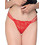 Luna Γυναικείο Sexy String με Δαντέλα Κόκκινο 25271