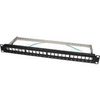 LogiLink NK4042 Ethernet Patch Panel Keystone Rack 1U 19" 24 Θυρών Shielded