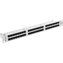 Lanberg PPU6-1048-S Patch Panel Keystone Rack 1U 48 Θυρών Cat.6 Unshielded