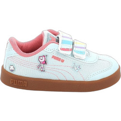 Puma Gabby Club II Era Παιδικά Sneakers Λευκά Κοραλί 405779-01