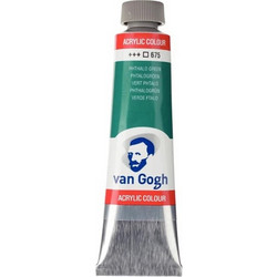 Royal Talens Van Gogh 675 Phthalo Green Ακρυλικά Χρώματα Ζωγραφικής 40ml 3τμχ