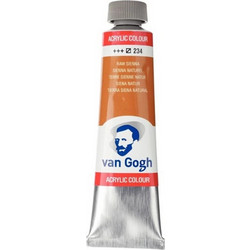 Royal Talens Van Gogh 234 Raw Sienna Ακρυλικά Χρώματα Ζωγραφικής 40ml 3τμχ