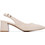 Xti Γόβες Slingback Δερμάτινες με Χοντρό Χαμηλό Τακούνι Μπεζ 145367
