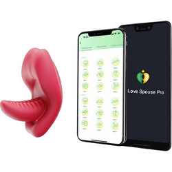 Your Tongue On Me Vibrator Red