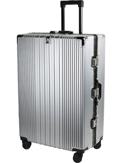 Colorlife 7955 Βαλίτσα Μεγάλη 76x49x32cm με 4 Ρόδες Γκρι