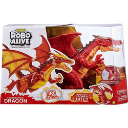 Zuru Robo Alive Fire Breathing Dragon Κόκκινος Φιγούρα Δεινόσαυρος για 3+ Ετών