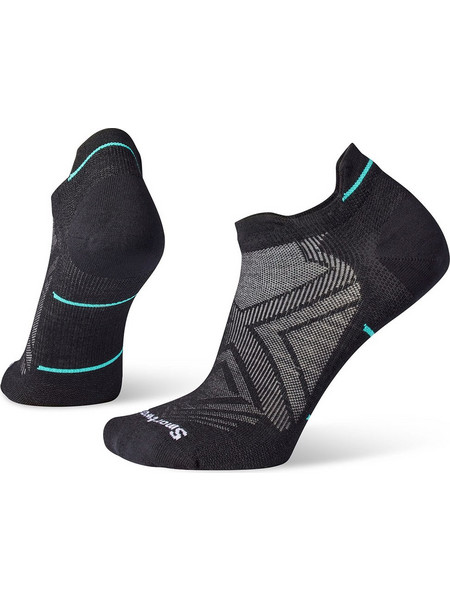 Smartwool Μάλλινες Γυναικείες Κάλτσες Κοντές Μαύρες με Σχέδια SW001668001