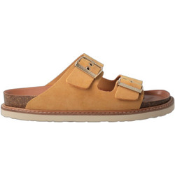 Genuins Hawaii Γυναικεία Σανδάλια Suede Ανατομικά Πορτοκαλί