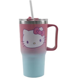 Gim Hello Kitty Παιδικό Ποτήρι Θερμός Ανοξείδωτο BPA Free με Καλαμάκι Πολύχρωμο 520ml