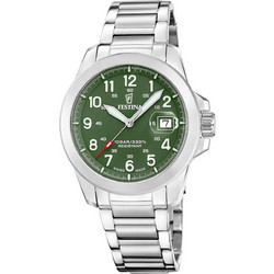 Festina Ανδρικό Ρολόι με Ασημί Μεταλλικό Μπρασελέ F20081/3