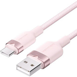 Vention CWBPG Braided USB-A to USB-C 1.5m Pink