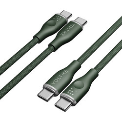 Voltme VO-C2051 Braided USB-C to USB-C 60W 1m Green