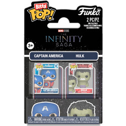 Funko Bitty Pop! Marvel The Infinity Saga 2-Pack Captain America & The Hulk 12τμχ