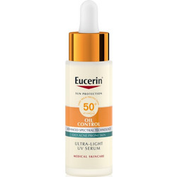 Eucerin Oil Control Αντηλιακό Serum Προσώπου SPF50+ 30ml