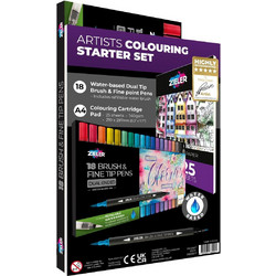 Zieler Artistis Colouring Starter Σετ Ζωγραφικής 19τμχ