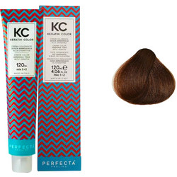 Perfecta Keratin Color 5.4 Ανοιχτό Καστανό Χάλκινο Μόνιμη Βαφή Μαλλιών Xωρίς Αμμωνία 120ml