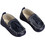 Everkid Βαπτιστικά Loafers Αγκαλιάς για Αγόρι Δερμάτινα Navy Μπλε A511M