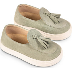 Babywalker Βαπτιστικά Loafers για Αγόρι Δερμάτινα Ανατομικά Πράσινο Mint EXC5276