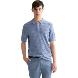 Scotch & Soda Ανδρική Μπλούζα Polo Κοντομάνικη Μπλε 182276-410