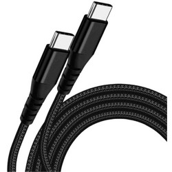 Jes IETUC-CC Braided USB-C to USB-C 60W 1m Black
