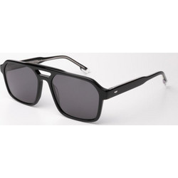 El Greco GR9421 C1 Ανδρικά Γυαλιά Ηλίου Aviator Κοκάλινα Μαύρα με Μαύρο Φακό