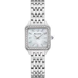 Bulova Sutton Γυναικείο Ρολόι με Ασημί Μεταλλικό Μπρασελέ 96R256
