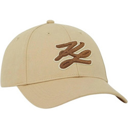 Karl Lagerfeld Καπέλο Jockey Υφασμάτινο Μπεζ B2W33019-2FT