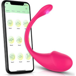 Dream Toys Litttle Tadpole Δονητής Egg για Ζευγάρια με App Control Ροζ