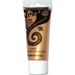 Stamperia Vivace KAB86 Metallic Red Gold Ακρυλικό Χρώμα Ζωγραφικής 60ml