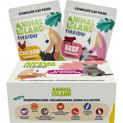 Animal Island Everyday Adult with Beef & Chicken Fillets in Broth 80x85gr