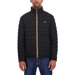 Nautica Ανδρικό Μπουφάν Χειμωνιάτικο Puffer Μαύρο Καφέ V622744-BEE