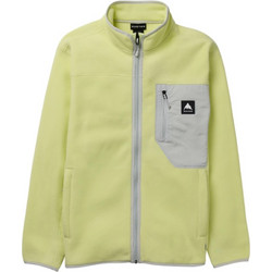 Burton Ανδρική Ζακέτα Fleece με Φερμουάρ Κίτρινη 197183039-184