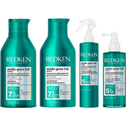 Redken Acidic Grow Full Σετ Περιποίησης Μαλλιών Σαμπουάν 300ml + Conditioner 300ml + Spray 190ml + Serum 100ml