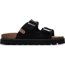 Refresh Γυναικεία Σανδάλια Suede Μαύρα 175278