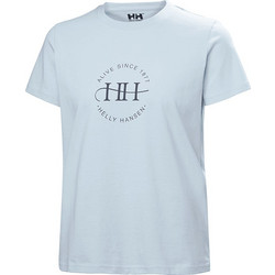 Helly Hansen Core Graphic Γυναικείο Αθλητικό T-Shirt Γαλάζιο 54592-513