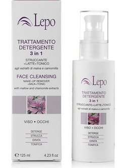 Lepo Cleansing Treatment 3 in 1 Lotion Ντεμακιγιάζ 125ml