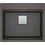 Franke Mythos Kubus 2 Pro KNG 610-53 Ένθετος Νεροχύτης Γρανίτη Ματ Slate Grey 59x51cm