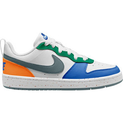 Nike Court Borough Παιδικά Sneakers Λευκά Μπλε Πορτοκαλί DV5456-140
