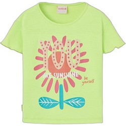 Boboli Παιδικό T-Shirt Κοντομάνικο Lime 313119