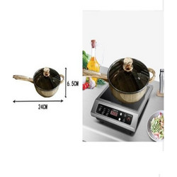 Silver Τηγάνι Αλουμινίου με Καπάκι 24cm SDS-15538-TS