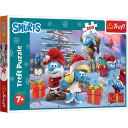 Παιδικό Puzzle Trefl Christmas Smurfs 200 Κομμάτια