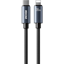 WK WDC-65 Braided USB-C to Lightning Cable 35W 1.2m Black