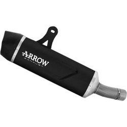 Arrow Τελικό Εξάτμισης για Voge DS800X με Σιγαστήρα Black 72693AKN