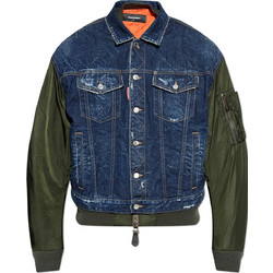 Dsquared2 Ανδρικό Μπουφάν Τζιν Μπλε S71AN0611D30011