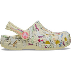 Crocs Unicorn Παιδικά Παπούτσια Θαλάσσης για Κορίτσι Ανατομικά Μπεζ 212515-7CJ
