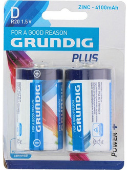 Grundig Alkaline Power+ D 2τμχ