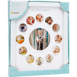 Pearhead Αναμνηστική Κορνίζα για Μωρά First Year Baby Λευκή
