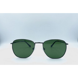 3Guys 3G3460 Ανδρικά Γυαλιά Ηλίου Aviator Μεταλλικά Γκρι με Πράσινο Φακό